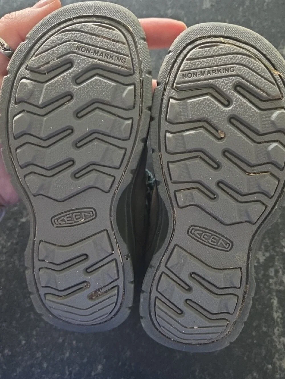 Keen Kids Navy and Brown Trail Boots